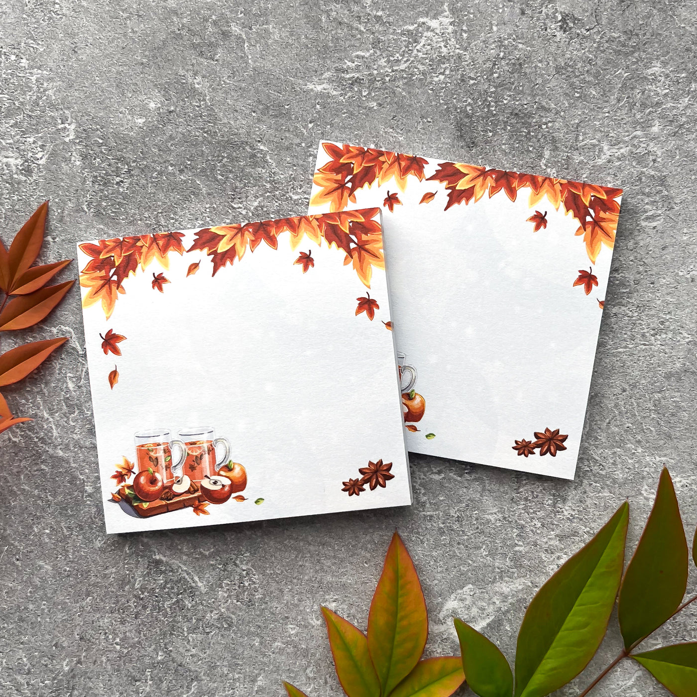 Autumn sticky notes cute, custom sticky notes, cute sticky notes, to do list sticky notes, post it notes, to do list notepad