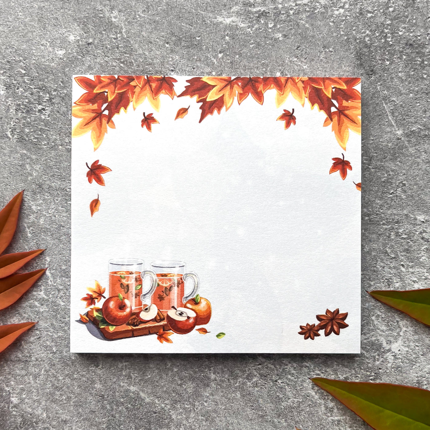 Autumn sticky notes cute, custom sticky notes, cute sticky notes, to do list sticky notes, post it notes, to do list notepad