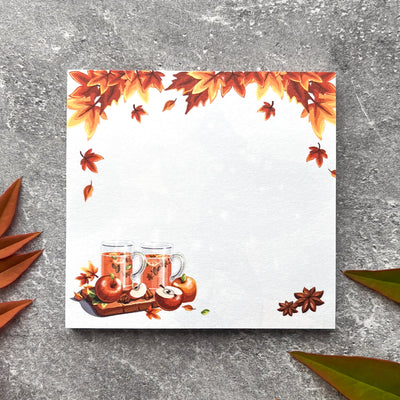 Autumn sticky notes cute, custom sticky notes, cute sticky notes, to do list sticky notes, post it notes, to do list notepad