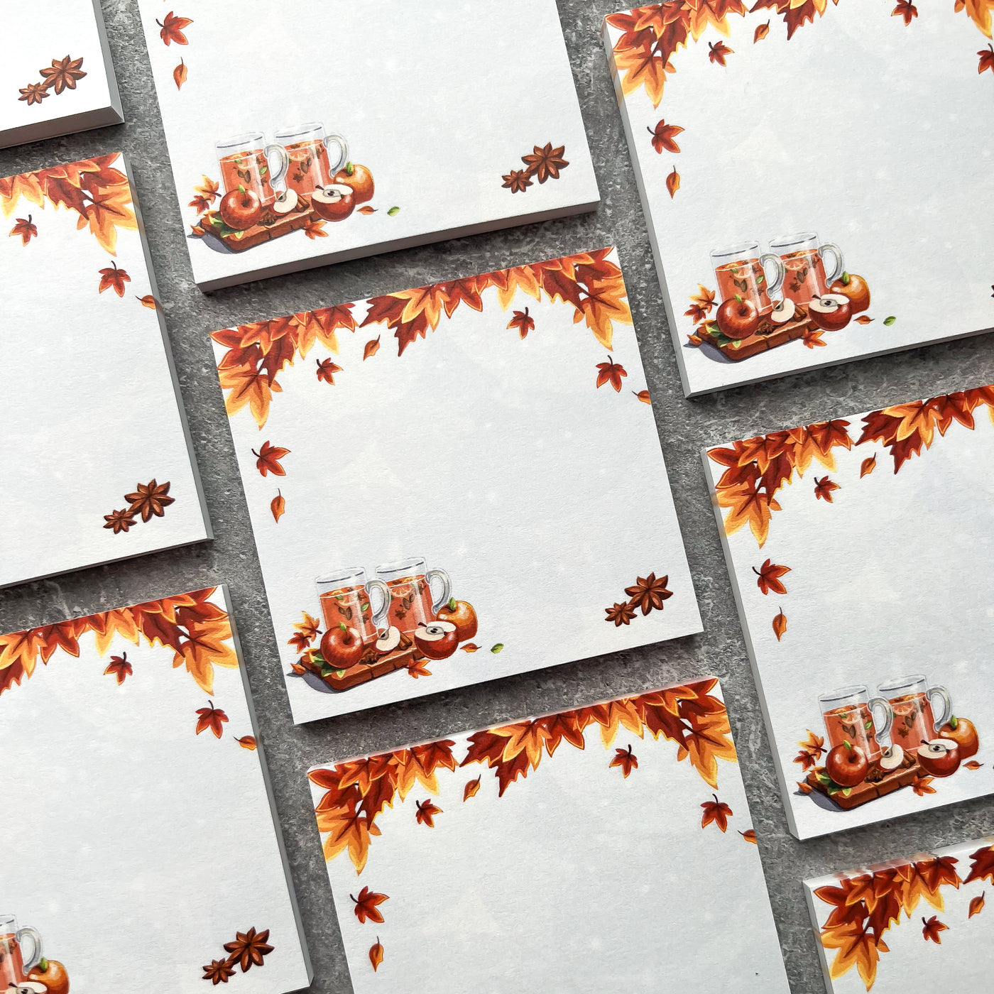 Autumn sticky notes cute, custom sticky notes, cute sticky notes, to do list sticky notes, post it notes, to do list notepad