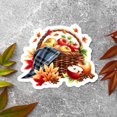 Fall stickers, autumn stickers, college stickers, MacBook stickers, nature stickers, calendar stickers, plants stickers, sticker for mom, waterproof stickers