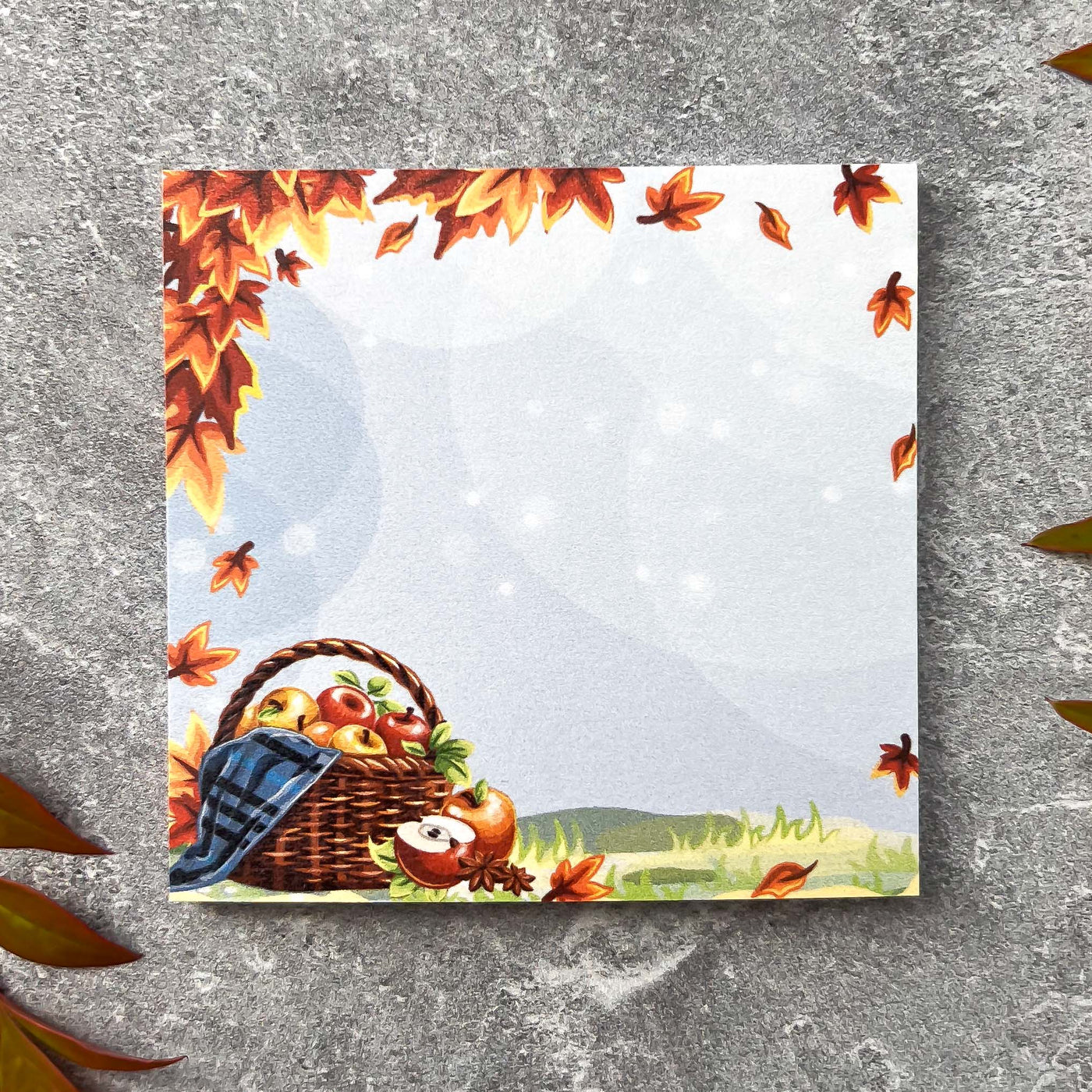 Autumn sticky notes cute, custom sticky notes, cute sticky notes, to do list sticky notes, post it notes, to do list notepad