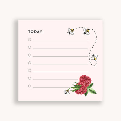 Write your daily notes on the colorful Raspberry Bee sheets. These little notepads pair well with our Simpliday Paper notebooks and other stationery products.